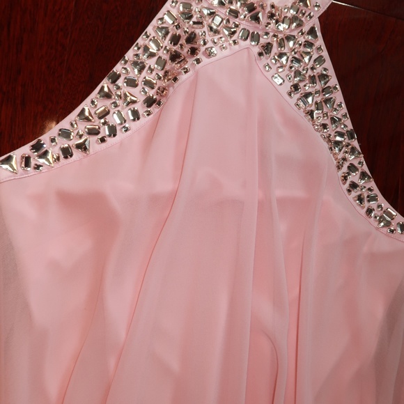 lipsy embellished swing dress